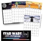 FREE Star Wars Calendar 2020 Printable