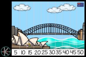 FREE Where in the World Skip Counting Puzzles
