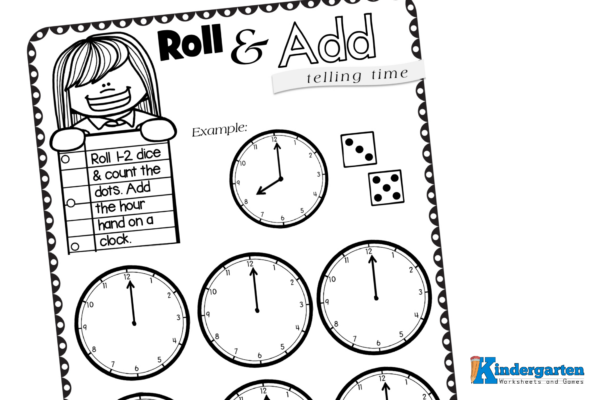 roll and add worksheet free