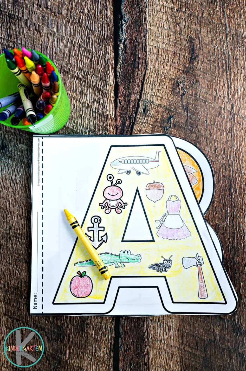 free alphabet coloring pages