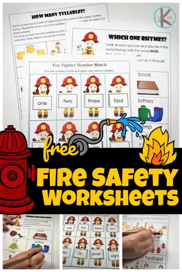 Fire Safety Worksheets