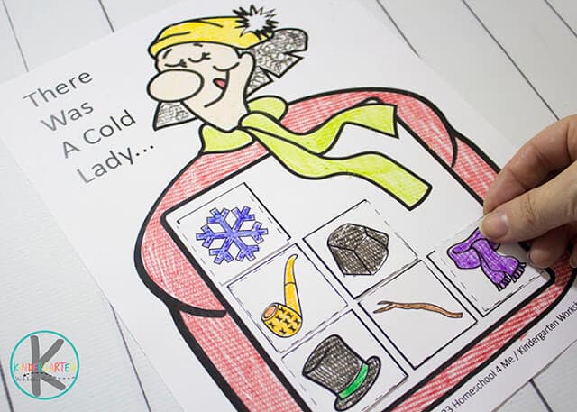 FREE Cold Lady Who Swallowed Some Snow Cut &amp; Paste Sequencing Activity ...