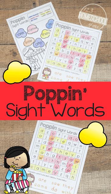 Popcorn Worksheets Kindergarten : Beginning Sounds