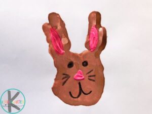 R is for Rabbit Handprint Craft