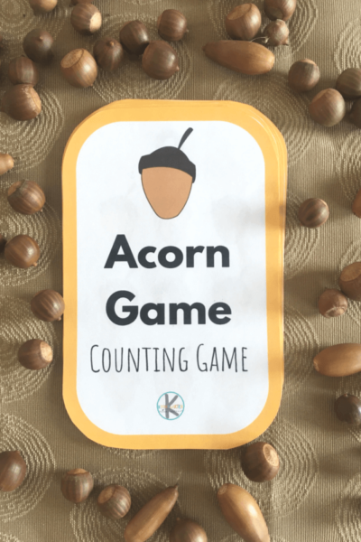 Get ready for fall fun with our free printable acorn counting game, perfect for preschool and kindergarten kids to practice counting skills while enjoying the autumn season!