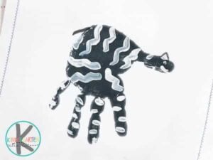 Z is for Zebra Handprint Crafts