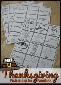 thanksgiving pictionary