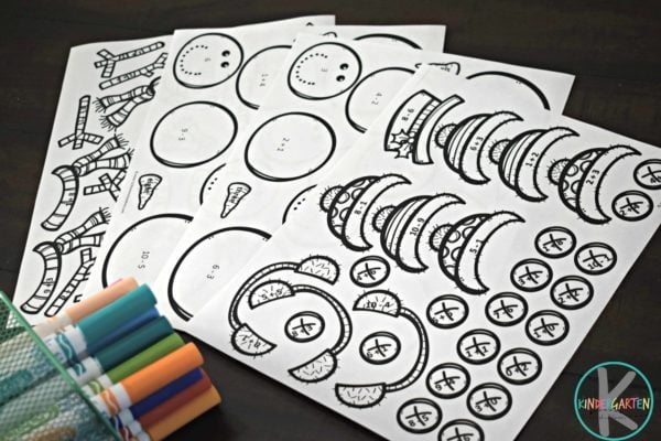 snowman-winter-math-worksheets