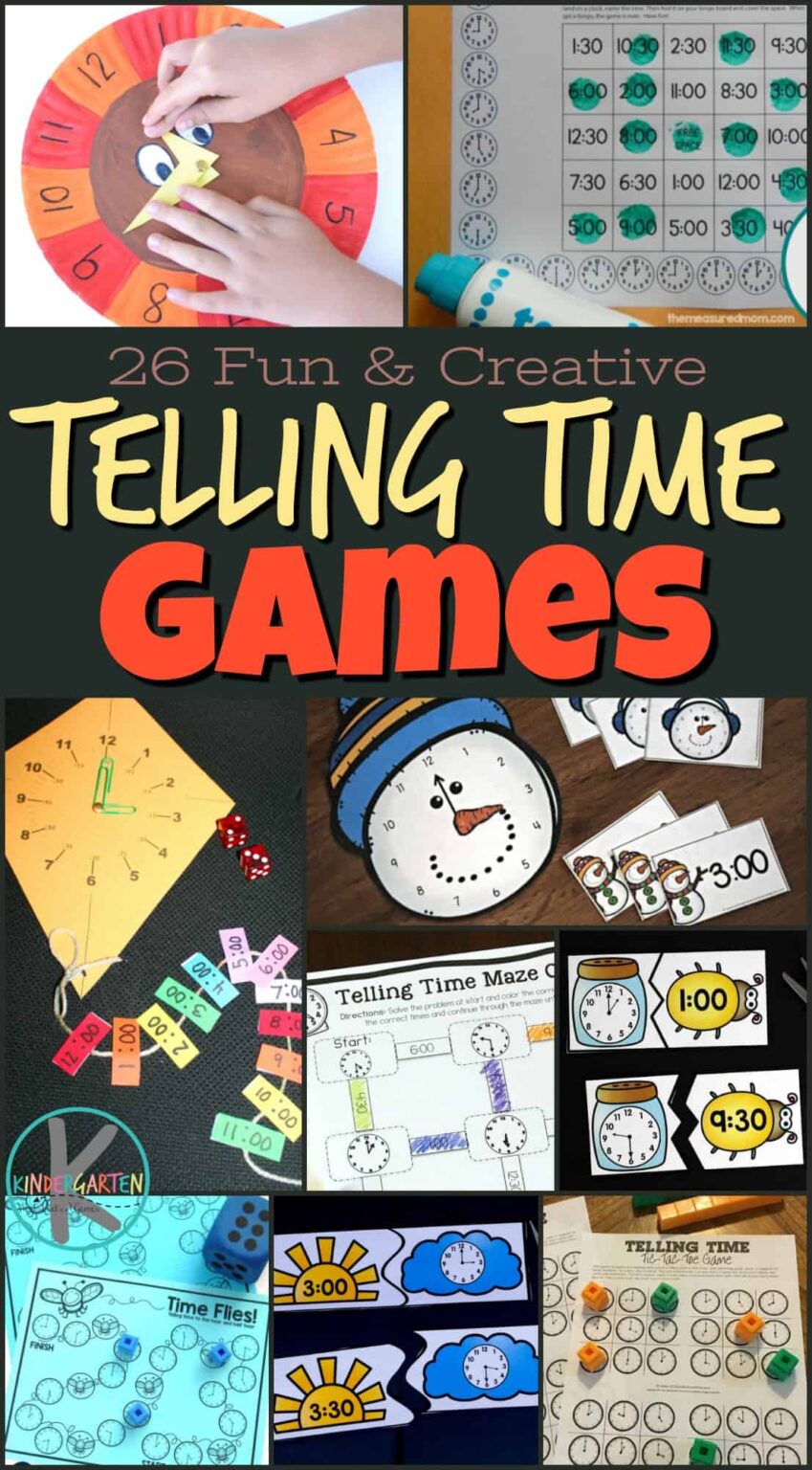 21 Telling Time Activities that are Fun and Creative