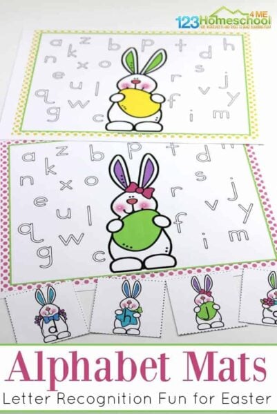Easter Alphabet Mats