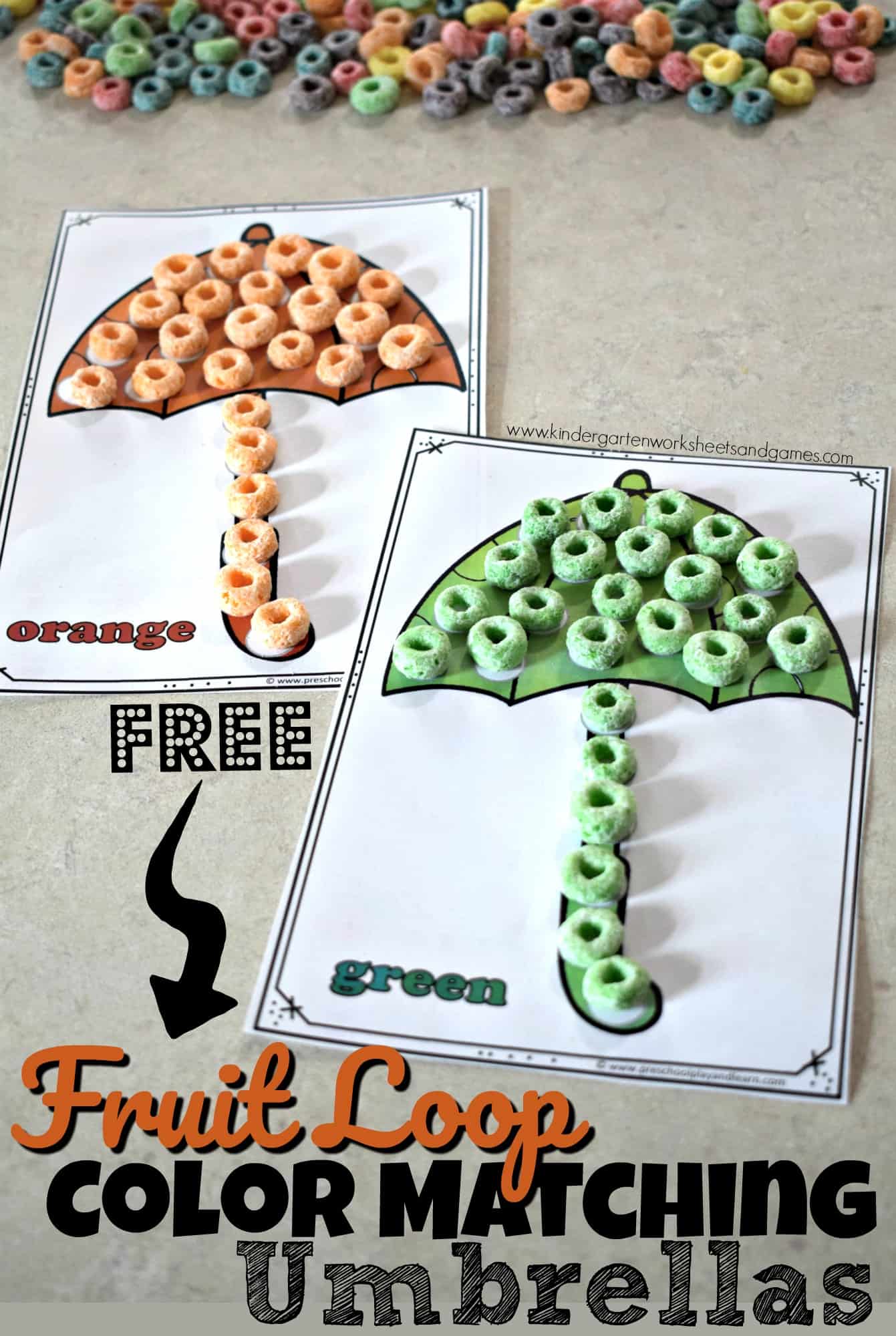 Fruit Loop Rainbow Template Fruit Loop Rainbow Template