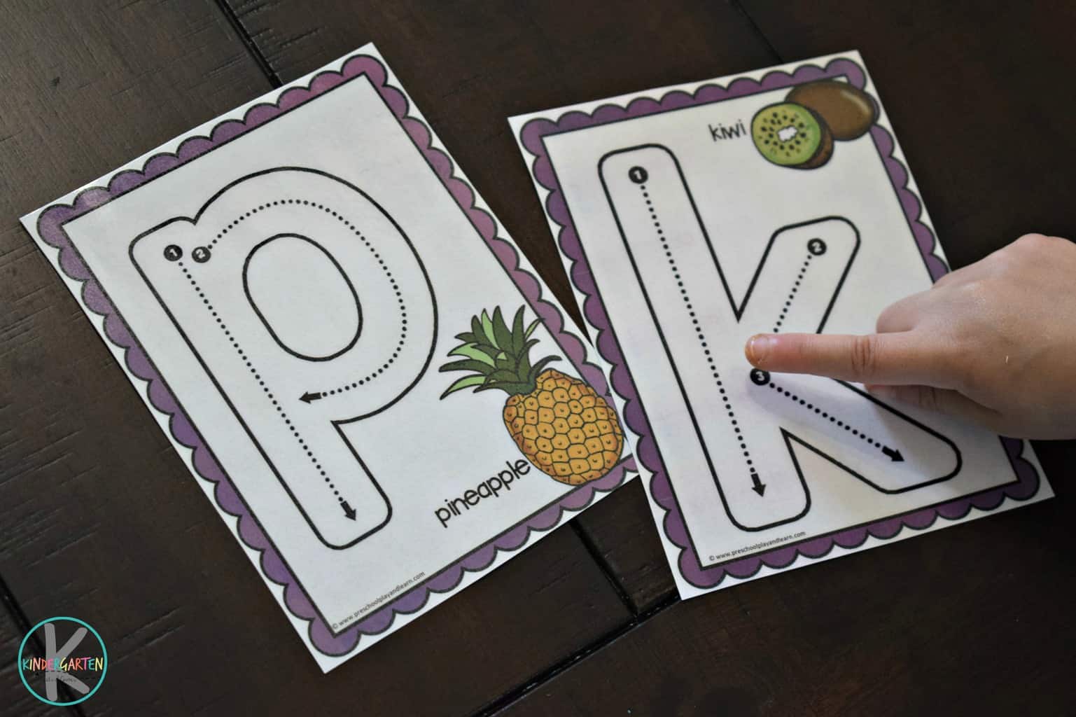 Tracing Alphabet Cards to Trace & Erase