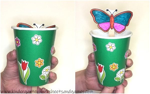 super cute, interactive butterfly crafts for kids from preschool and kindergarten to elementary age kids