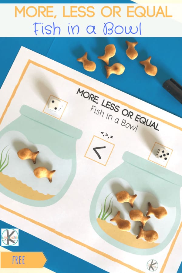 FREE Goldfish Math Activity