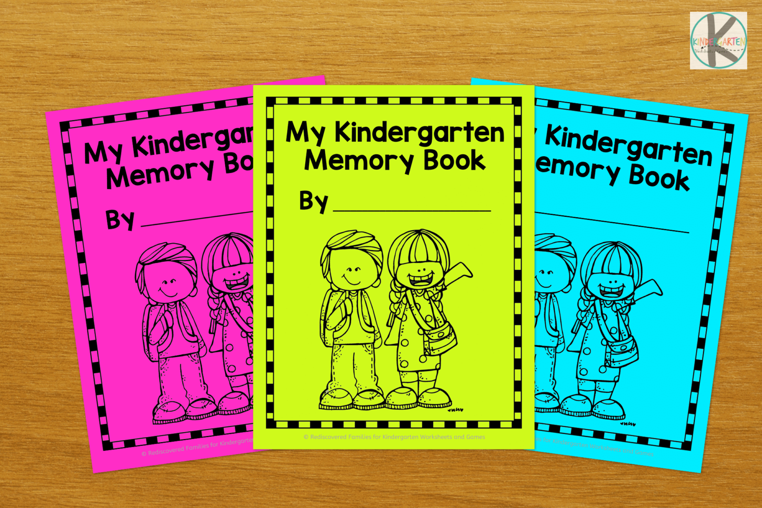 FREE Printable Kindergarten Memory Book
