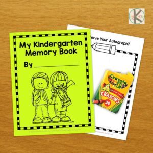 FREE Printable Kindergarten Memory Book
