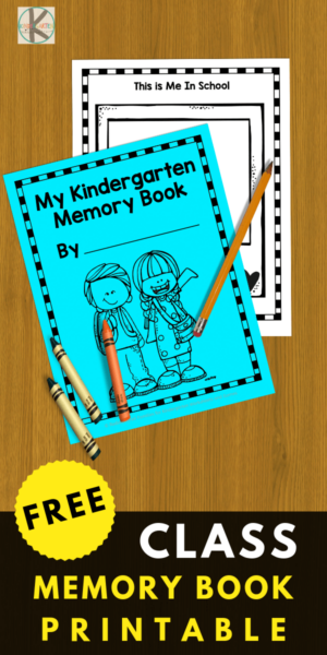 Help kids celebrate the end of the year with this super cute FREE Kindergarten Memory Book so you can remember all the special moments as Kindergartners.