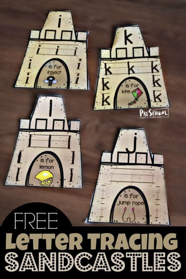 FREE Printable Sandcastle Challenge Cards with EasytoBuild Ideas and