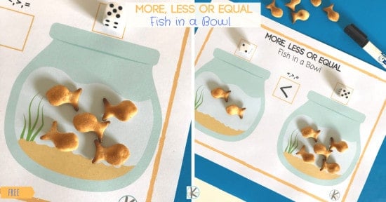 Addition Game - Sharks and Goldfish