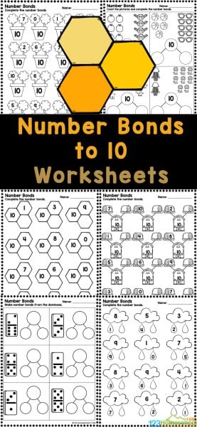 Ready to build a strong math foundation for your little learners? Download our free Number Bonds to 10 Worksheets today! These engaging math worksheets are perfect for kindergarten students to practice combining numbers to make 10. Simply download the set of number bonds to 10 sheet to make learning fun and easy!