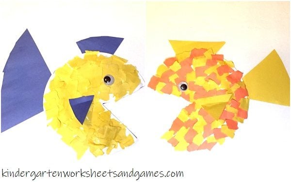 Tissue Paper Fish Craft