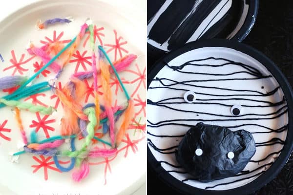 paper plate crafts for letters y and z