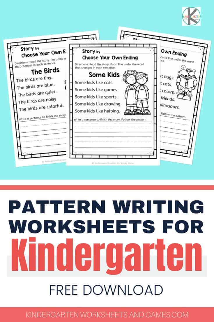 ️ Pattern Writing for Kindergarten A Easy Literacy Activity To Encourage Young Learners