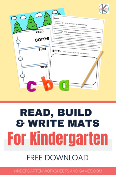 Easy, hands-on Christmas spelling of Winter spelling activity to help your students focus on specific words? This kindergarten Christmas learning printable will help kindergarten, first grade, and 2nd grade students learn how to spell and recognize a variety of words with our FREE read, build and write mats. The spelling mats are fully editable, so you can use them to teach sight or spelling words. These spelling worksheets would work great as a winter printables too.