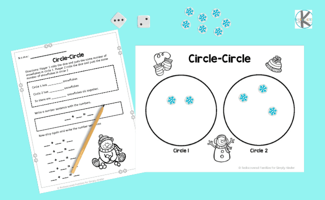 Math Games With Dice Kindergarten Students Will Love - Simply Kinder