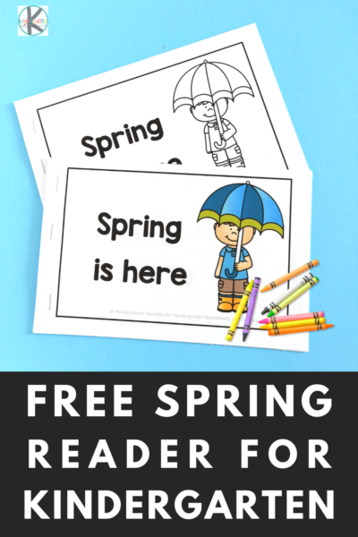 What is An Emergent Reader - find out what it is and grab af ree spring themed reader