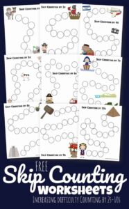 Free Printable April Math Craft