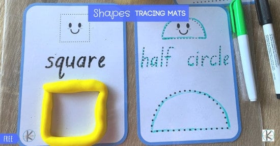 Free Shape Tracing Printables