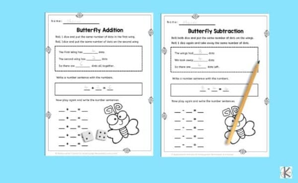 free printable kindergarten math worksheets perfect for spring and summer