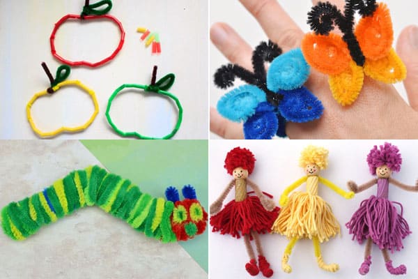 100 Pipe Cleaner Crafts from A to Z