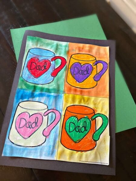 beautiful craft for kids to make as they celebrate Happy Fathers Day