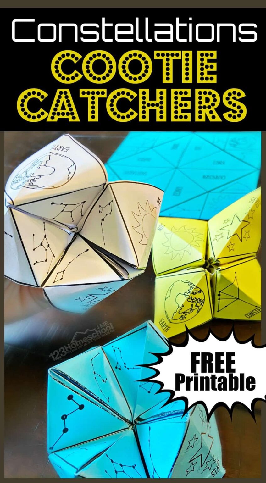 FREE Printable Constellation Worksheets Drawing Activity For Kids