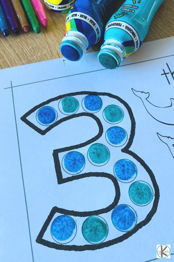 free ocean number do a dot printables
