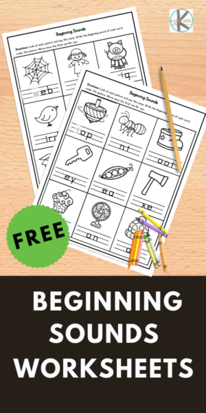 FREE Beginning Sounds worksheets - Help early readers who are beginning to develop phonemic awareness with these beginning sounds worksheets. Download pdf file with free worksheets for kindergarteners and grade 1.