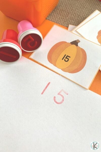 Number Stamps Activity