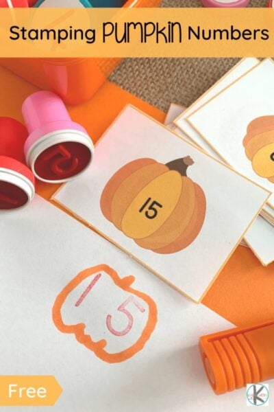 Who is excited that Fall is almost here? Learning is always more fun with a theme and this pumpkin math is sure to be a hit with your preschool, pre-k, and kindergarten age children. This pumpkin numbers is a hands-on on way for kids to work on number recognition and number sense with a fun pumpkin activity. Simply print pumpkin printables and you are ready to play and learn this October.
