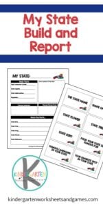 If you have a huge Lego brick fan in your house, you are going to love this clever free printable for learning about the US States for kids! The free printable state report encourages kindergarten, first grade, 2nd grade, 3rd grade, 4th grade, and 5th grade students to complete a state Lego Challenge for Kids. This is such a fun way to learn about the states for kids!