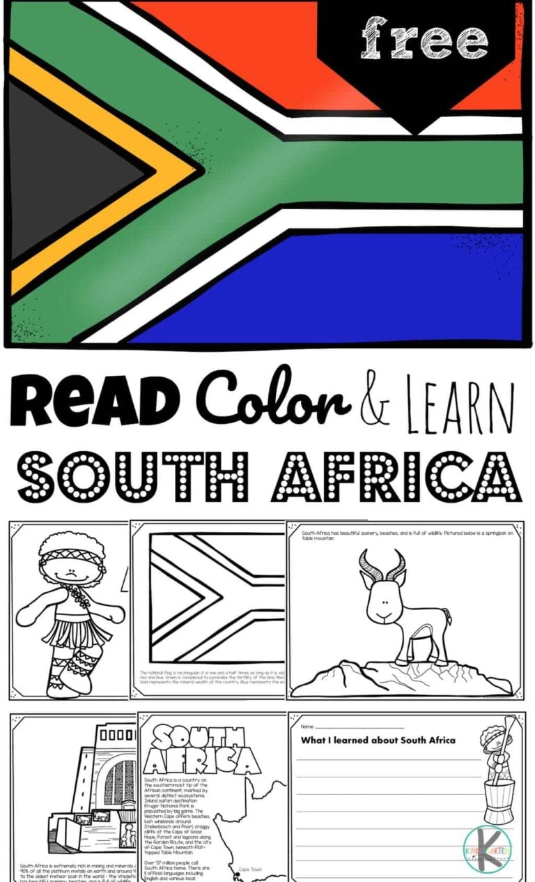 FREE Printable South Africa Coloring Pages for Kids