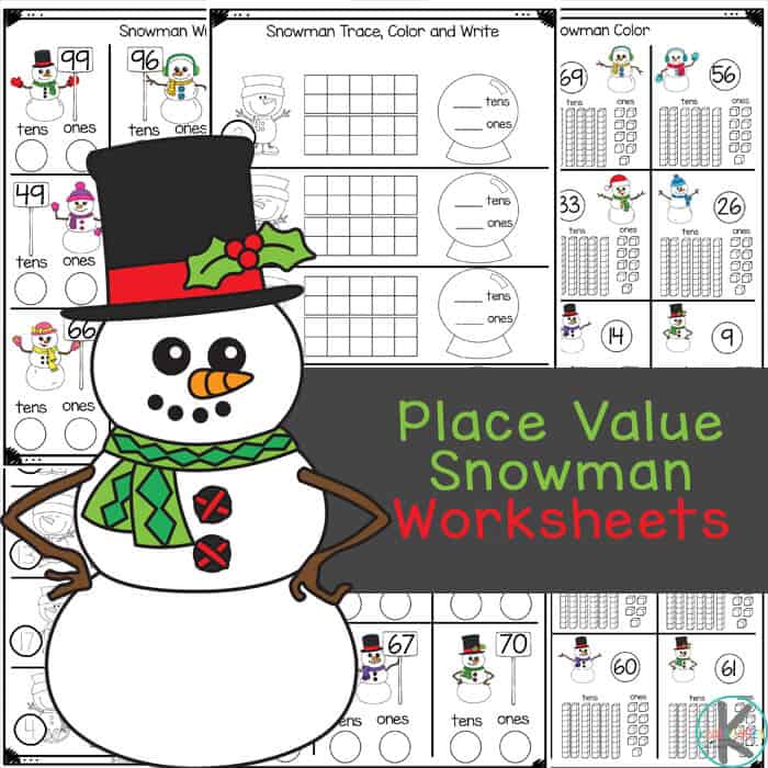 What winter math worksheets