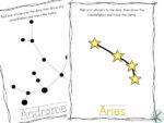 FREE Printable Constellation Worksheets - Drawing Activity for Kids