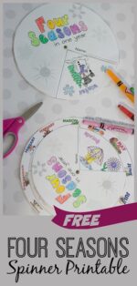 FREE Printable Seasons Reader and Activities for Kindergarten