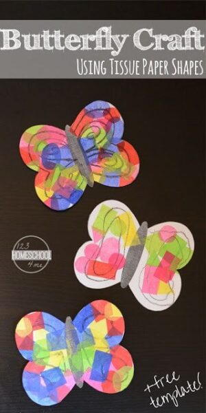 🦋 FREE Printable Butterfly Math Counting to 10 Punch Cards