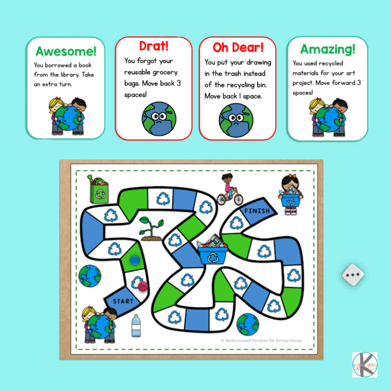 FREE Printable Earth Day Game and Activities for Kids
