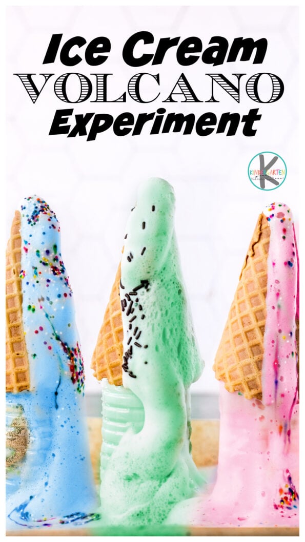 🍦 Ice Cream Volcano Experiment Summer Science Activity for Kids