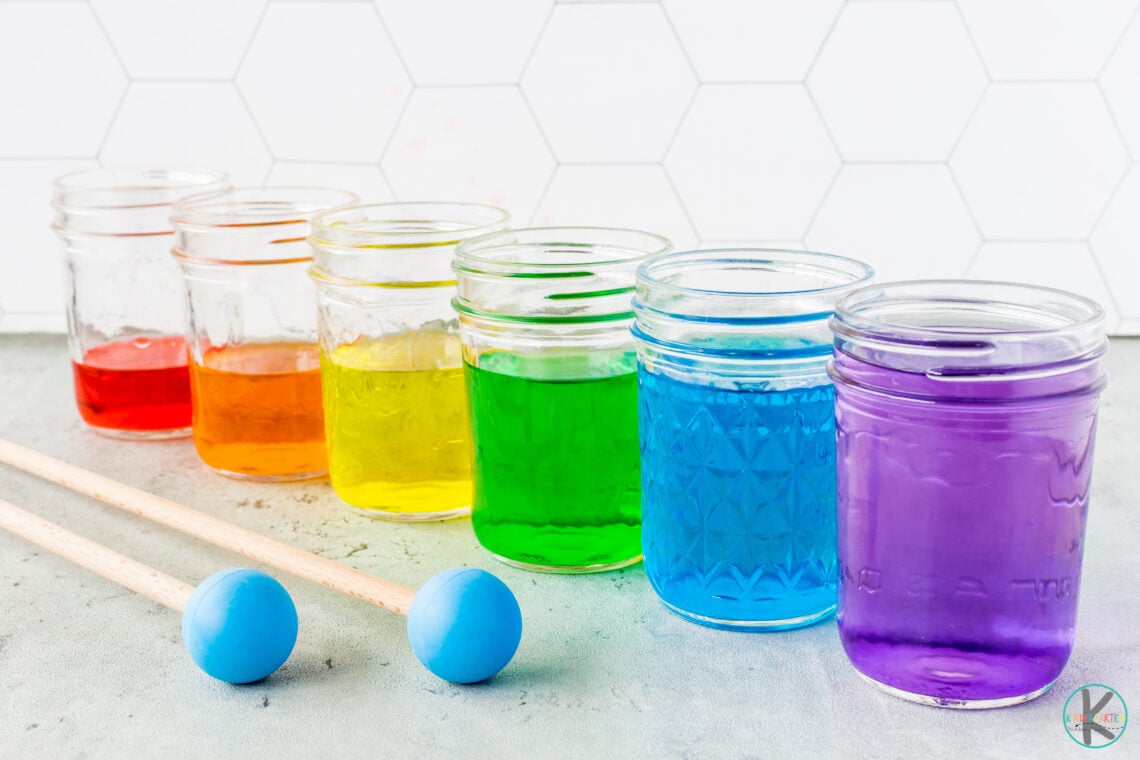 🎵 DIY Water Xylophone Activity Sound Science Experiment for Kids