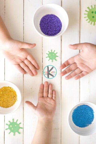kids germ experiment